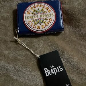 Loungefly Navy and White Beatles Wallet